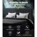 QUEEN Size - Bed Frame with 4 Drawers - Charcoal