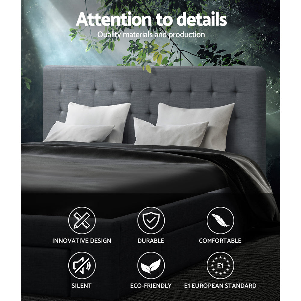 Marin Tufted Bed Head – Brown – Queen