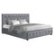 Artiss Bed Frame King Size Gas Lift Grey TIYO