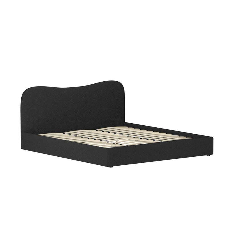 KING Size - Boucle Fabric Bed Frame