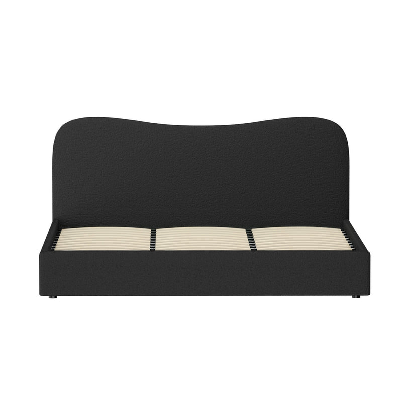 KING Size - Boucle Fabric Bed Frame