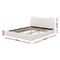 KING Size - Padded Bed Frame