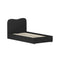 KING SINGLE Size - Boucle Fabric Bed Frame