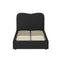 KING SINGLE Size - Boucle Fabric Bed Frame