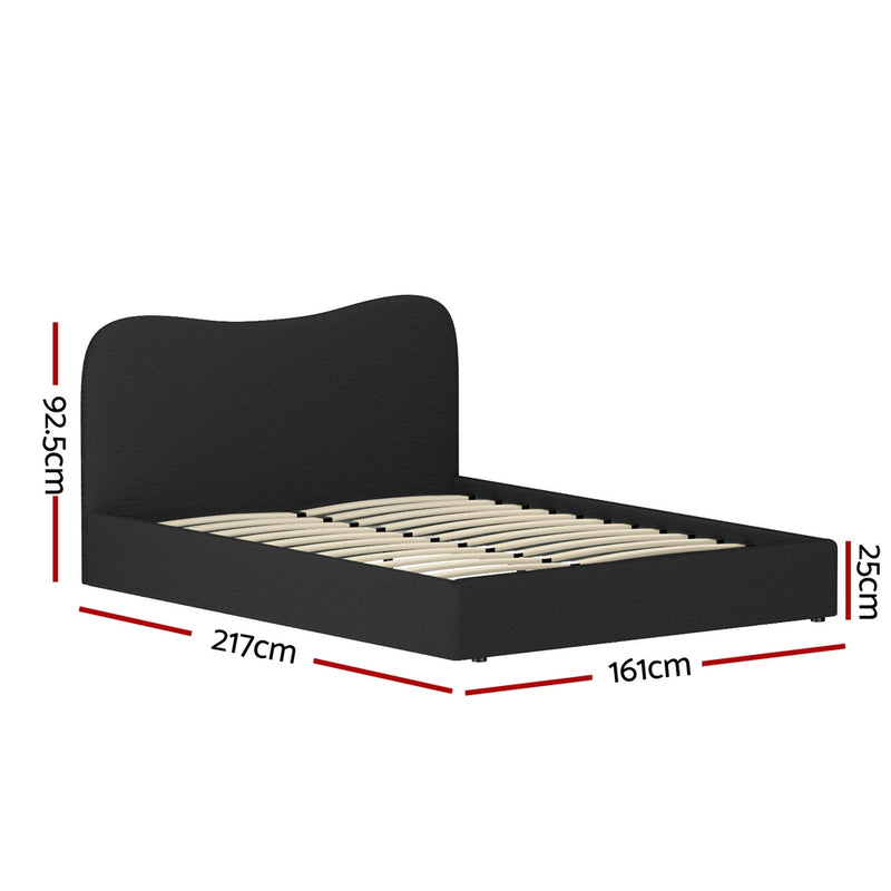 QUEEN Size - Boucle Fabric Bed Frame