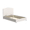 DOUBLE Size - Gas Lift Boucle Fabric Bed Frame