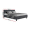 QUEEN Sixe - Linen Bed Frame - Charcoal