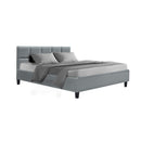 QUEEN Size - Linen Plush Bed - Grey