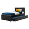 KING SINGLE Size - Trundle Bed Frame - Black