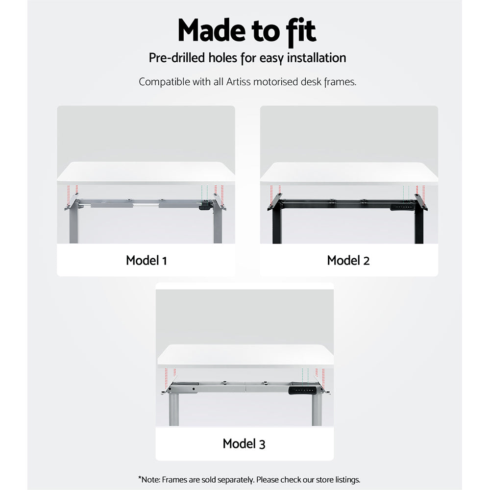 Marston Desk Top – White – 120 cm