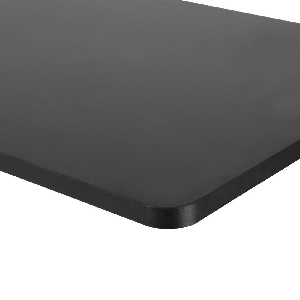 Volos L-Shape Standing Desk Top – Black – 160 cm