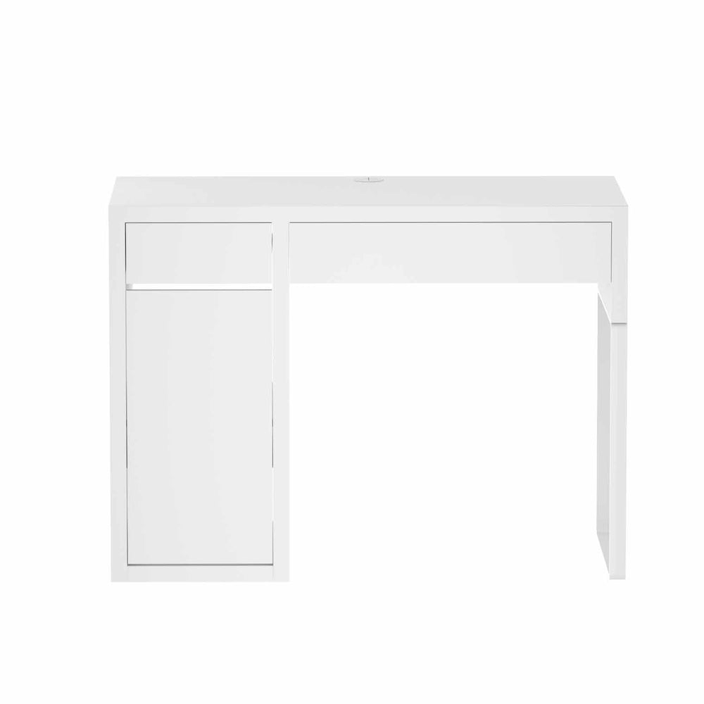 Serano Computer Desk – White – 105 cm