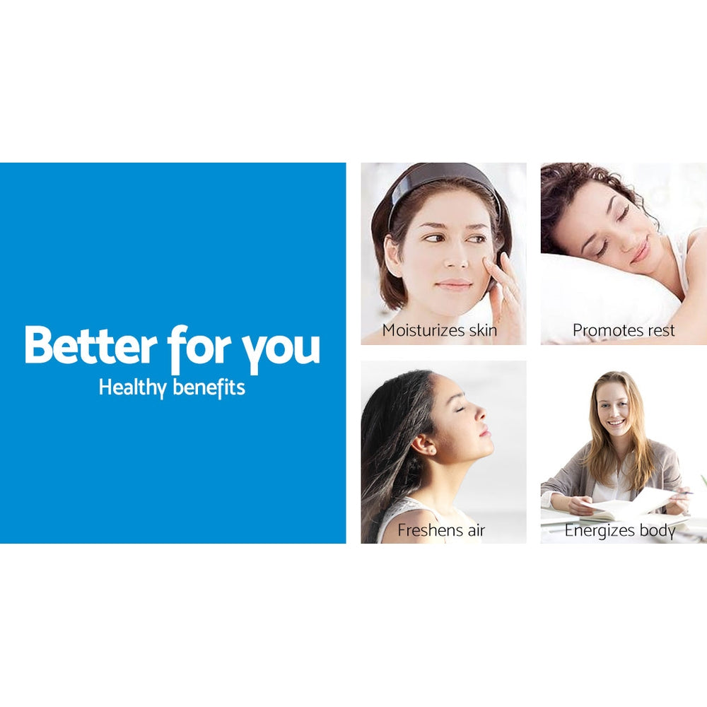 Zenith 4-in-1 Aroma Diffuser – Brown / Wood – 400ml