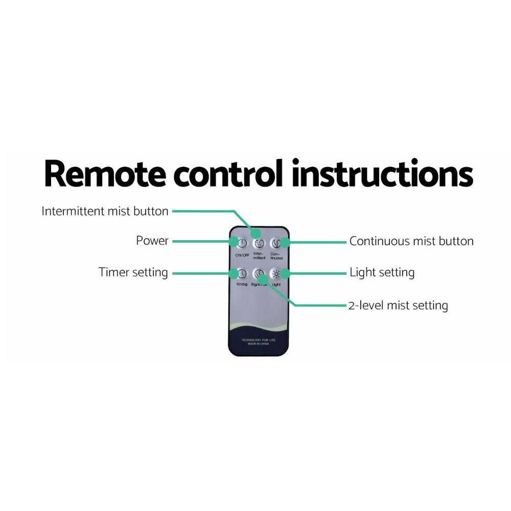 Zenith 4-in-1 Aroma Diffuser – Brown / Wood – 400ml