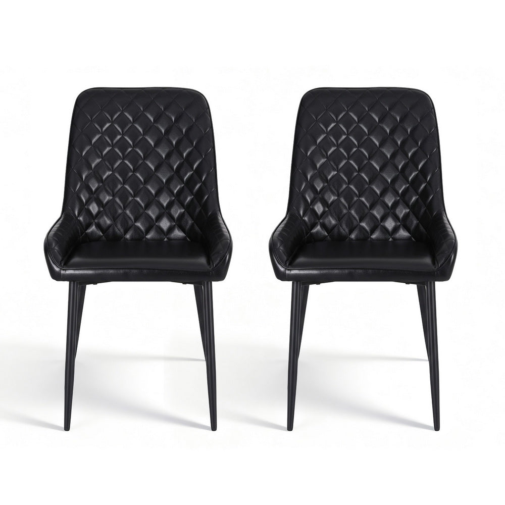 Arlo Dining Chairs – Black – Set of 2