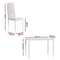 5 x Dining Chairs & Table Set – White