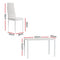6 x Dining Chairs & Table Set – White