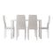 6 x Dining Chairs & Table Set – White