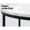 Round Marble Coffee Table - 70cm