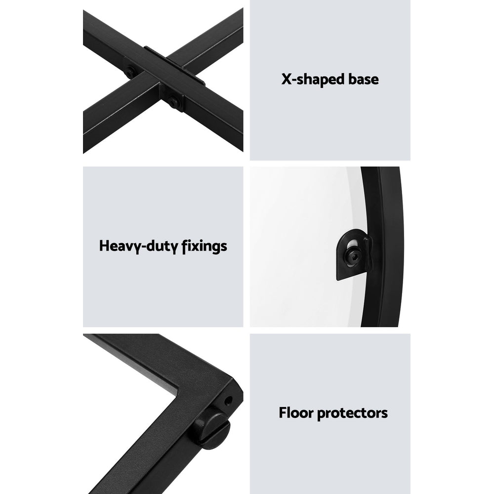 Carrera Round Marble Coffee Table – White – 70 cm