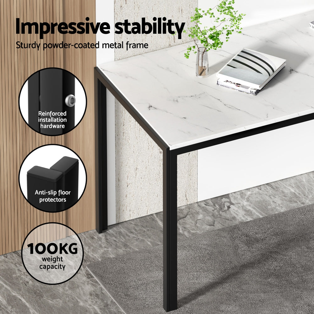 Stellan Dining Table & Chair Set – Black – 5 Piece