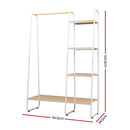 Clothes Rack Coat Stand - White