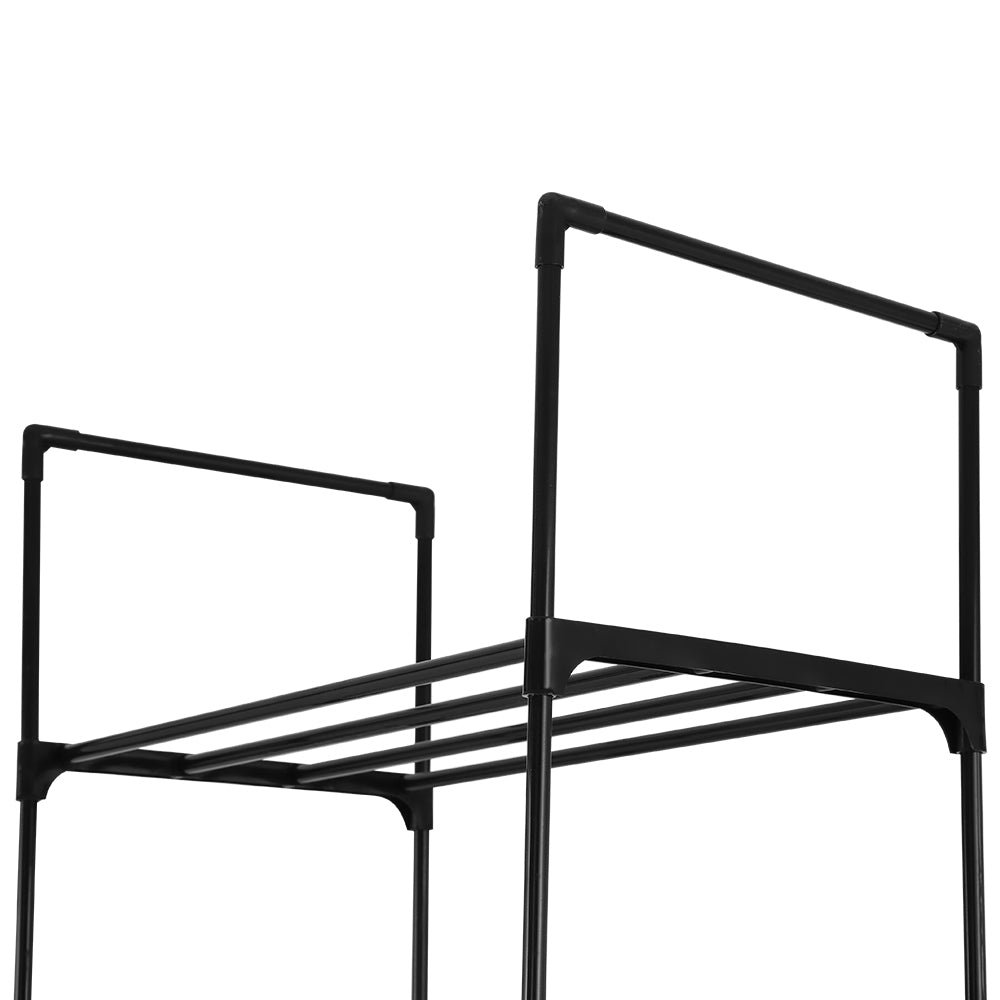 Dunn DIY Stackable Shoe Rack – Black – 10 Tier