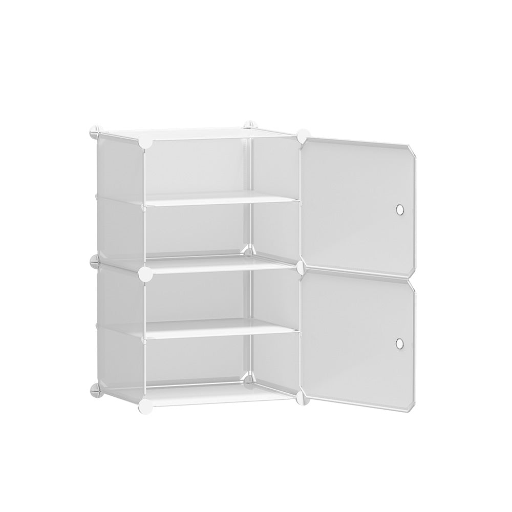 Compact DIY Storage Cubes – White – Set of 2