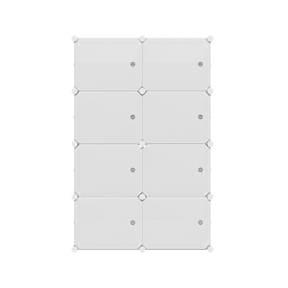 Modular DIY Storage Cubes – White – Set of 8