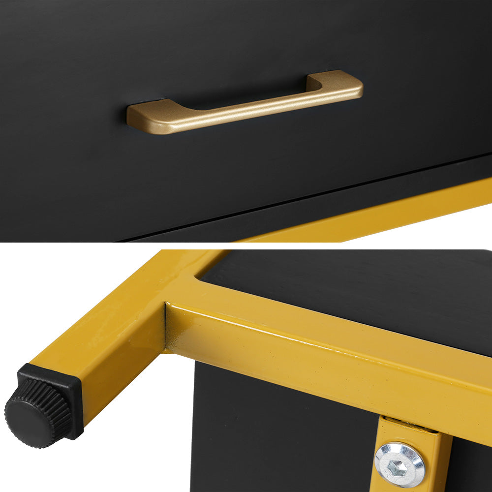 Mason Bedside Table – Black – Standard