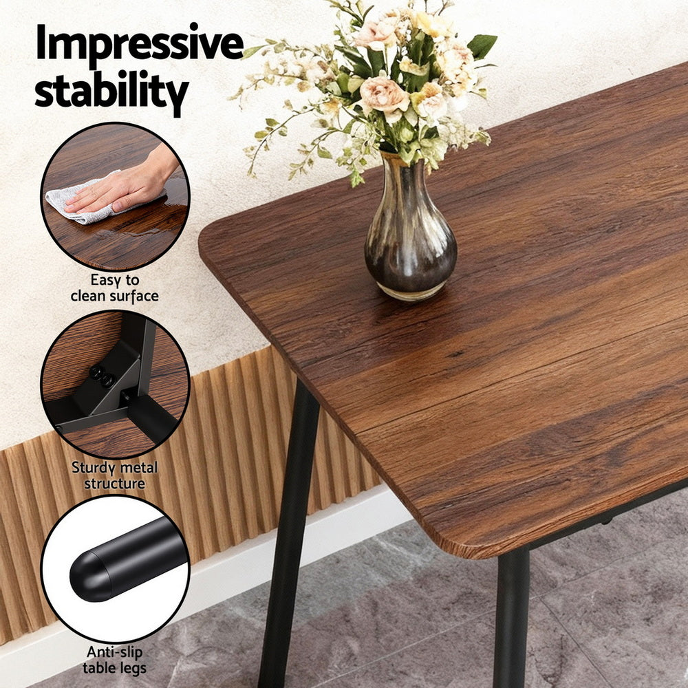 Marlow Dining Set – Brown – 4 Piece