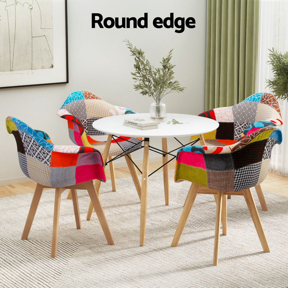 Cove Dining Table & Chair Set – White – 5 Piece