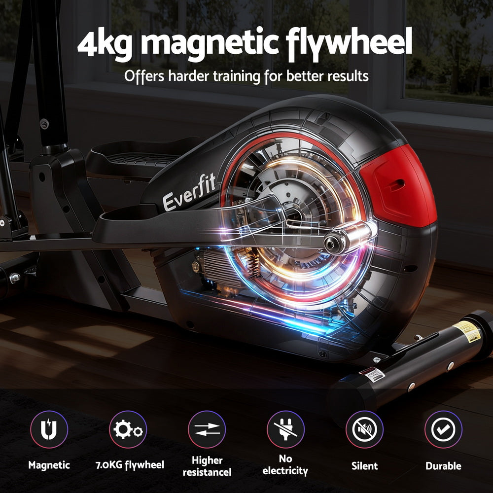 Elite Elliptical Cross Trainer – Black & Red