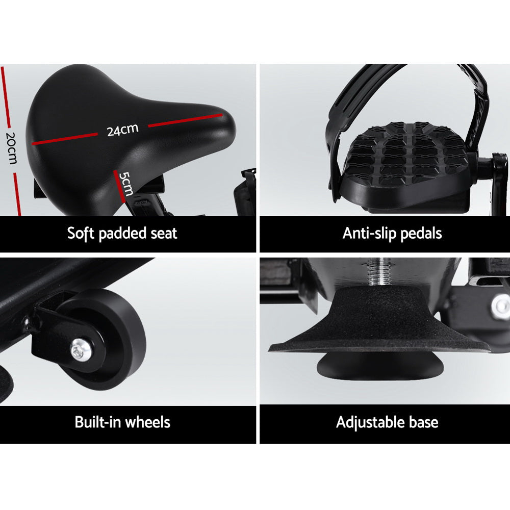 Velocity Adjustable Spin Exercise Bike – Black – 10kg Flywheel