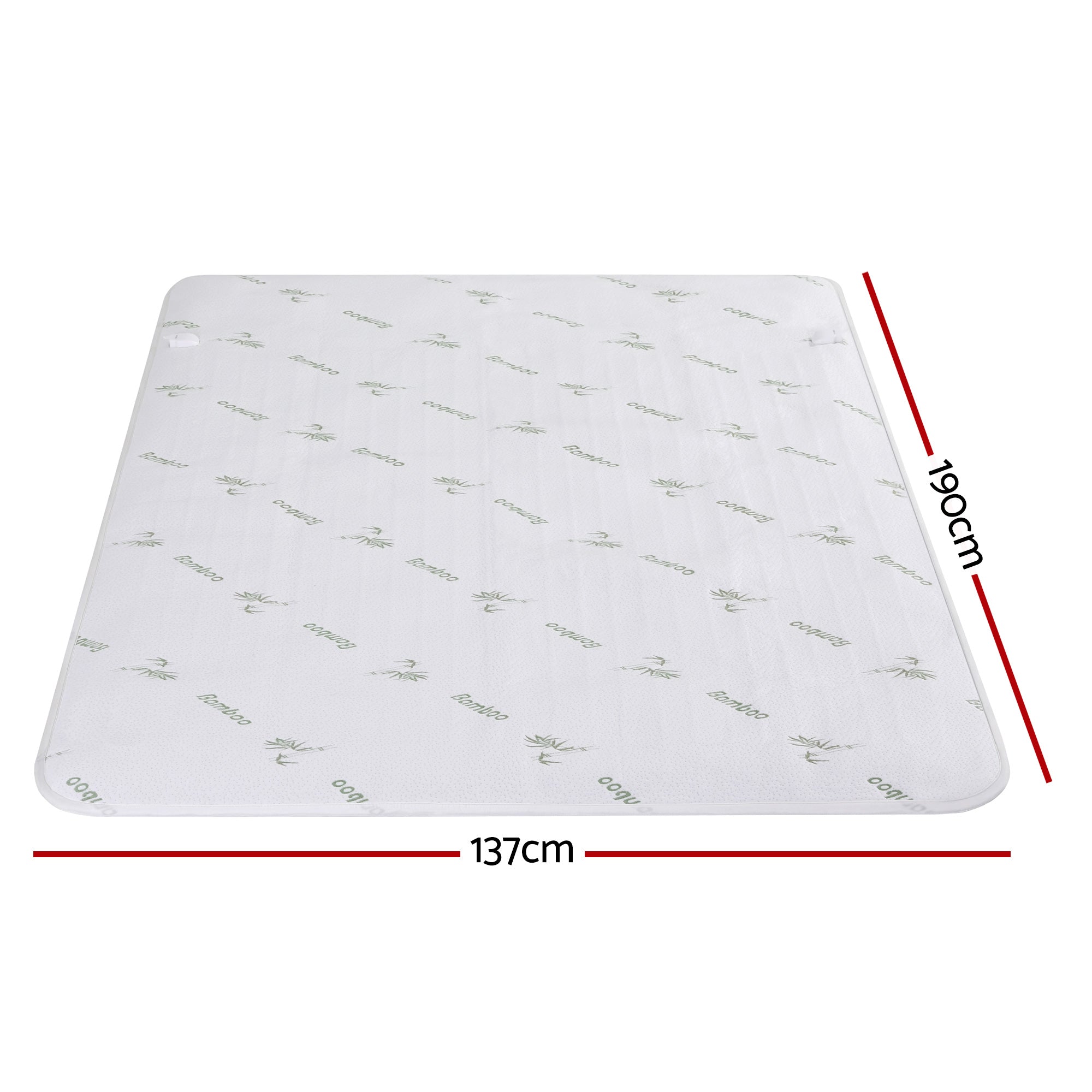 Bamboo Electric Blanket – White – Double