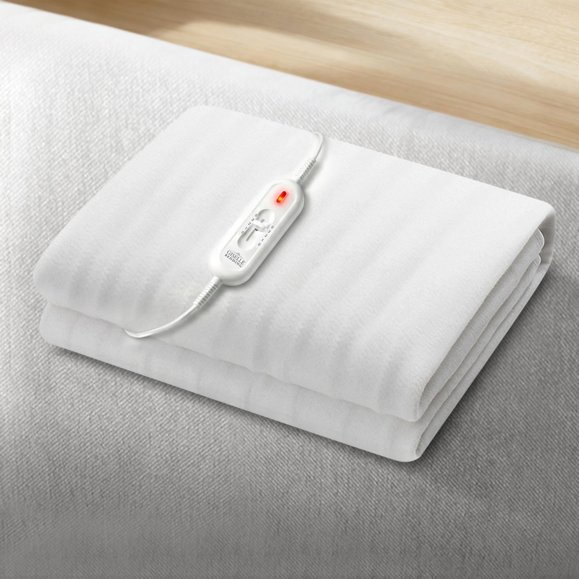 Giselle Electric Blanket Heated Fully Fitted Washable Pad Winter Warm – King Single