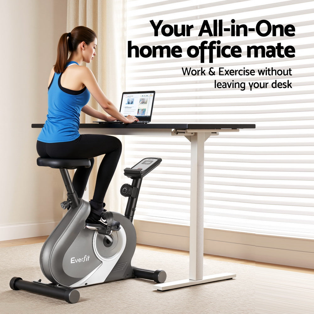 Sterling Under Desk Exercise Bike – Black – 120 kg Capacity