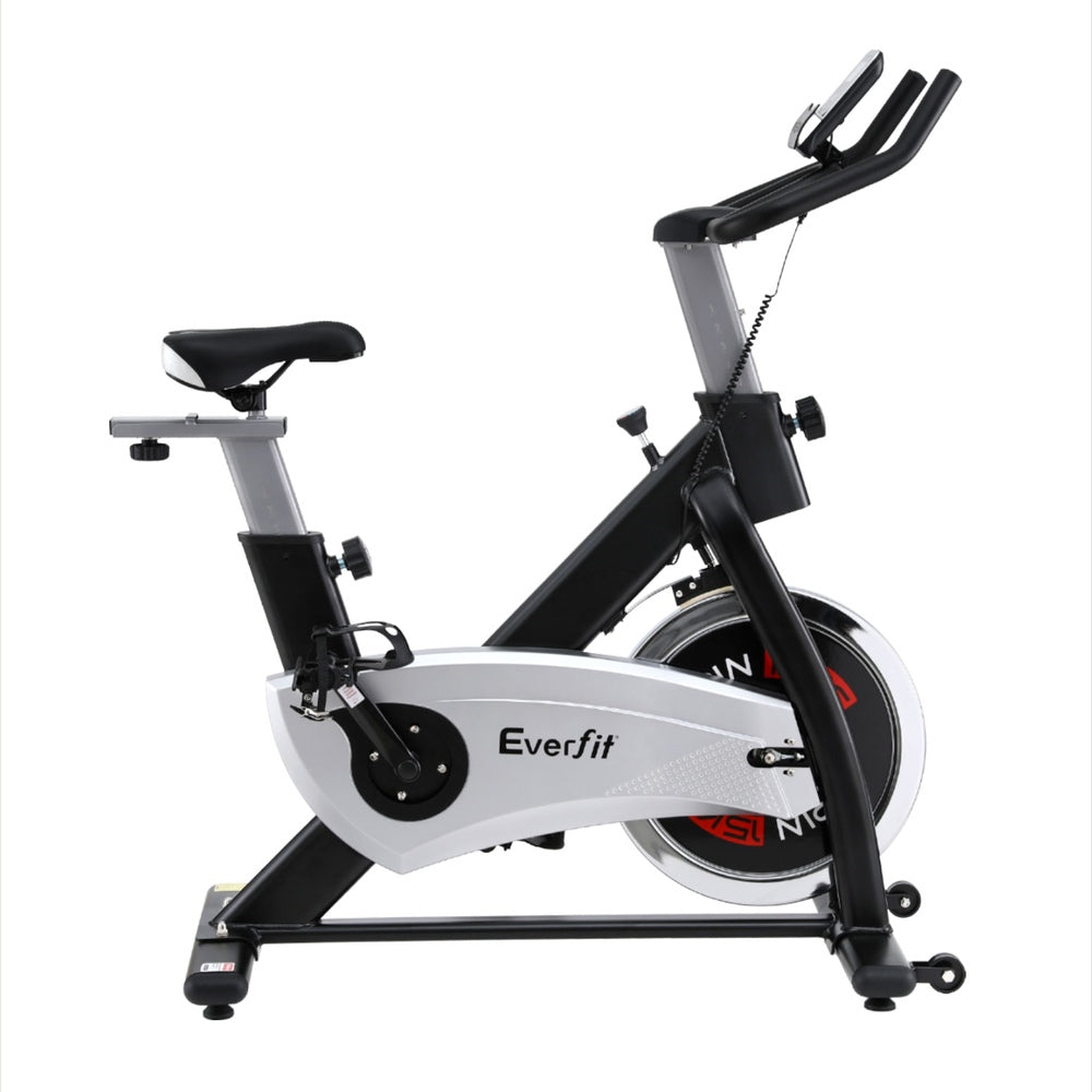 Arlo Flywheel Spin Exercise Bike – Silver – 15kg
