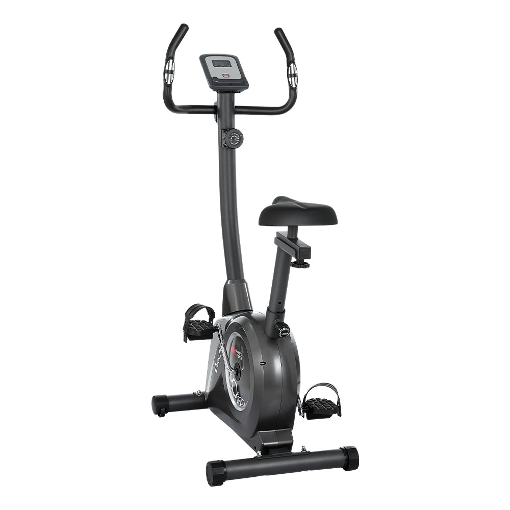Summit Magnetic Upright Exercise Bike – Grey – 4kg Flywheel