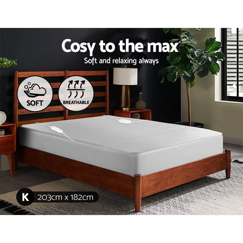 Nova Electric Blanket – White – King
