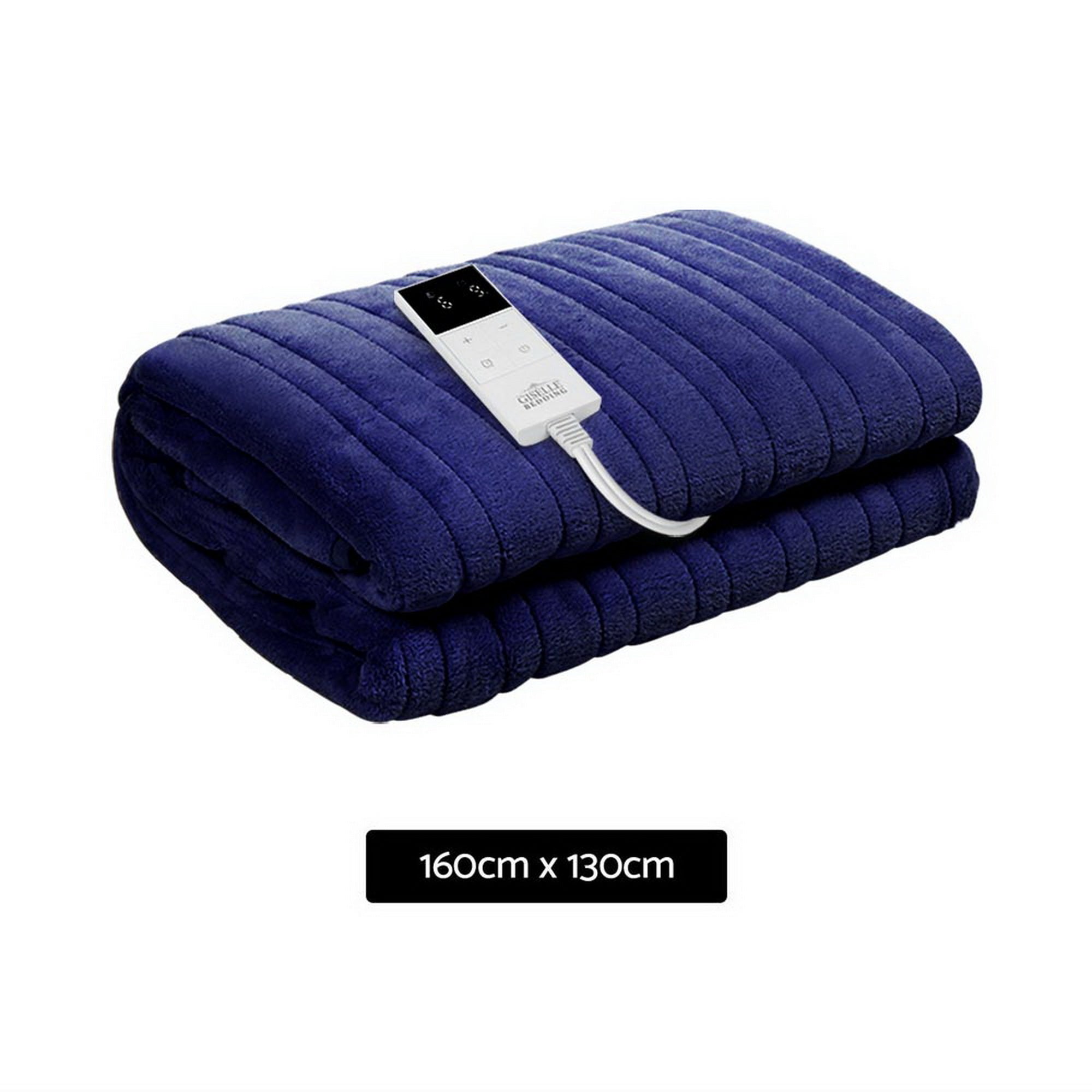 Comfort Electric Throw Blanket – Navy – 160 cm