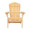 Wooden Adirondack Outdoor Chair - Natural