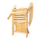 Wooden Adirondack Outdoor Chair - Natural