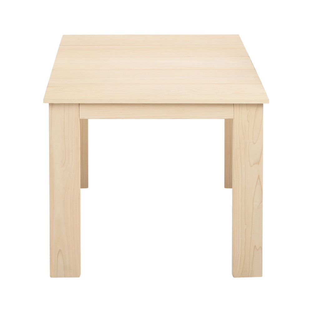 Coastal Wooden Side Table – Natural – 40 cm