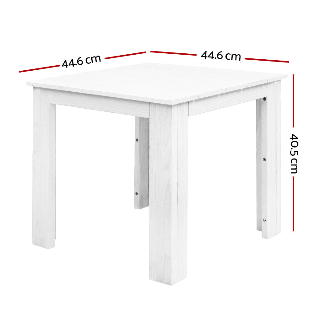 Halston Side Table – White