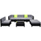 7-Piece Outdoor Wicker Sofa Set