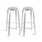 Gardeon Set of 2 Outdoor Bar Stools Patio Furniture Indoor Bistro Kitchen Aluminum