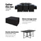 11-Piece Wicker Outdoor Dining Set - Black