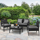 Outdoor Wicker Sofa Set