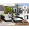 13-Piece Outdoor Sofa Set with Cover